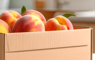Peaches Fruit box